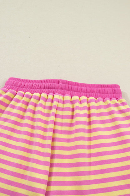 Threaded Pear Estelle Casual Terry Short Lounge Set