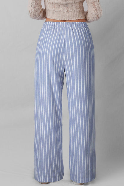 Threaded Pear Lara Detail Loose Casual Pants