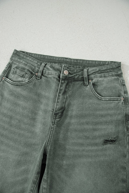 Threaded Pear Karla Edge Wide Leg Jeans