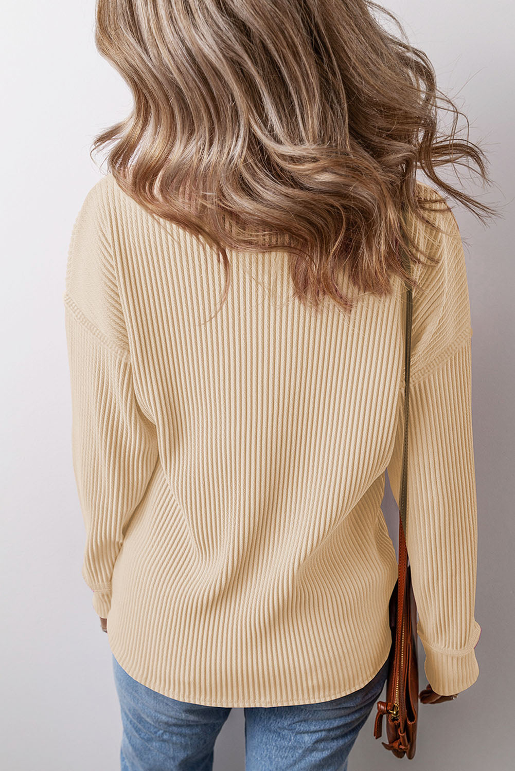 Threaded Pear Kennedy Corded Long Sleeve