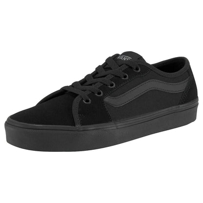 Vans Filmore Decon Women's Sneakers — Black Canvas Low-Top