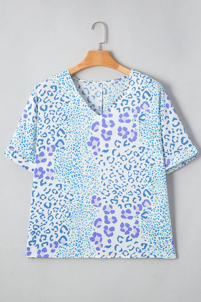 Threaded Pear Taytum Print Short Sleeve PLUS Top