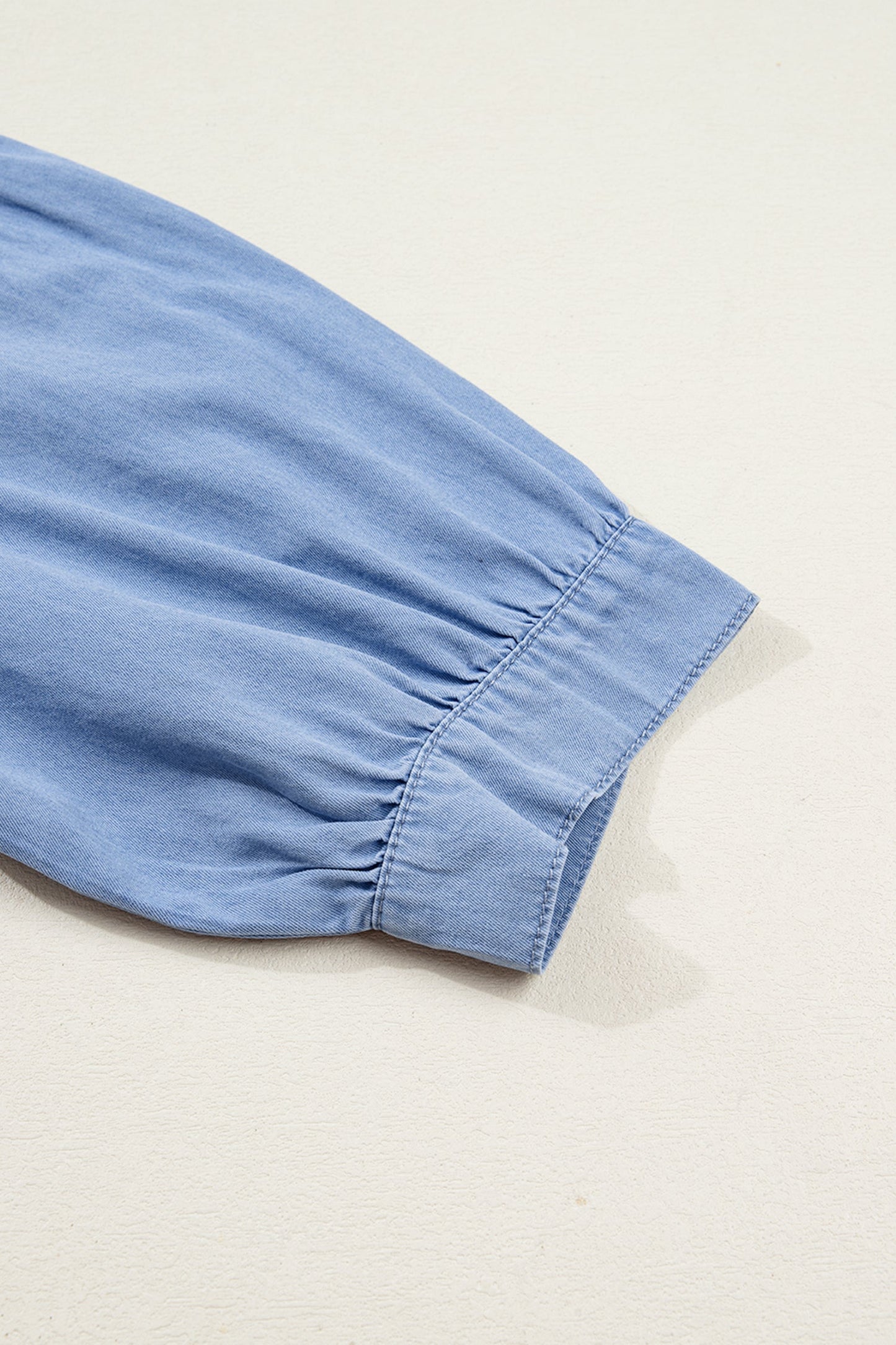 Threaded Pear Londyn Bracelet Sleeve Chambray Shirt
