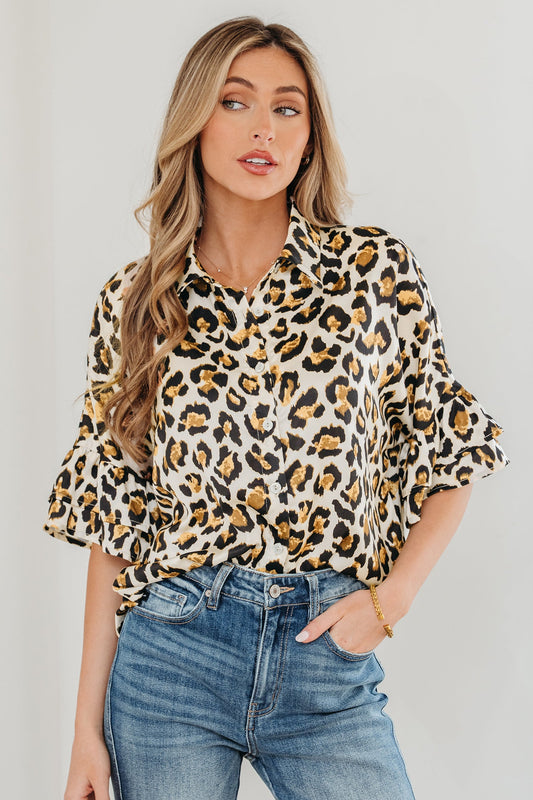 Threaded Pear Penny 4 Sleeve Loose Shirt