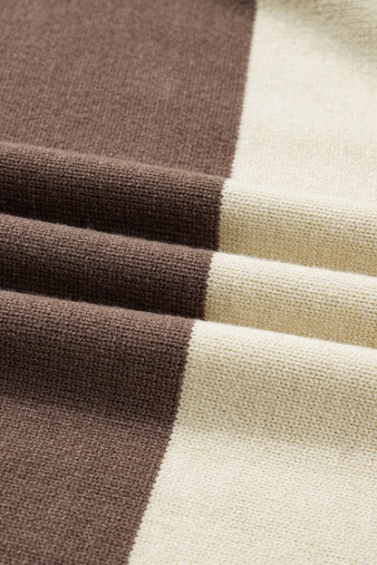 Threaded Pear Harper Colorblock Drop Shoulder Sweater