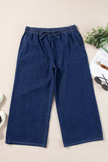 Threaded Pear Analeia Wide Leg Casual PLUS Jeans