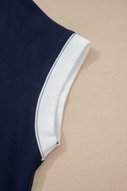 Threaded Pear Mallory Up Collared T Shirt