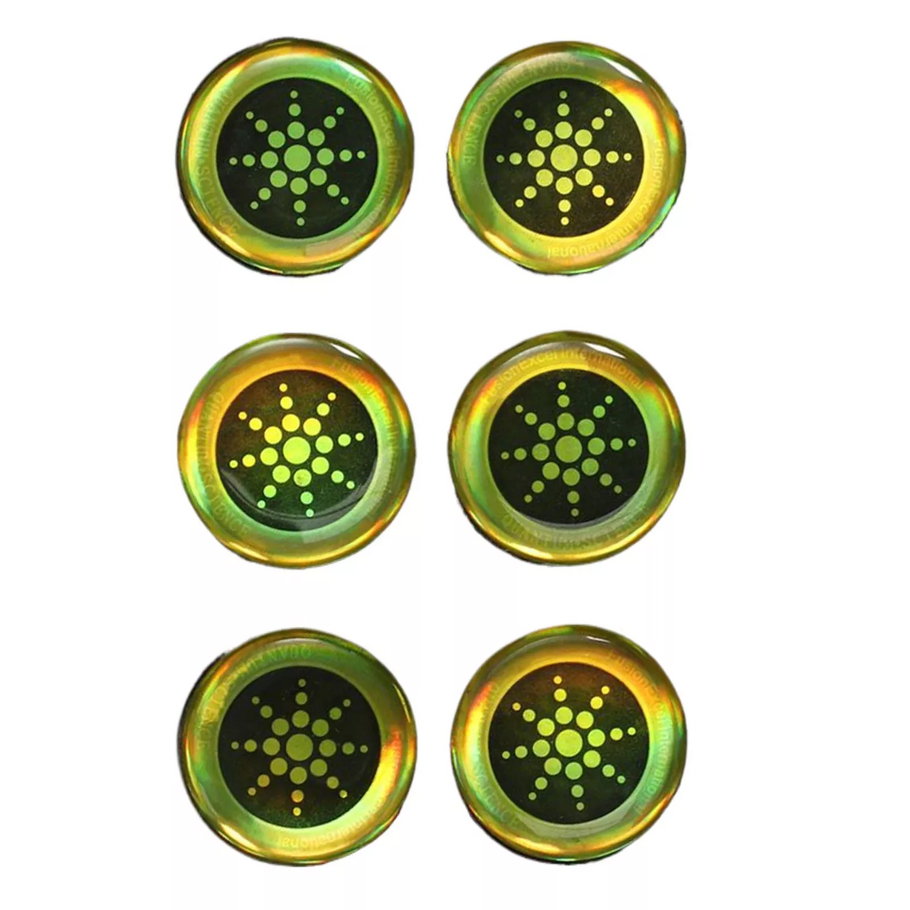 Prime Goods Quantum Anti Radiation Shield 5G EMF Protection - Phones Laptops - 12 Stickers - Brass