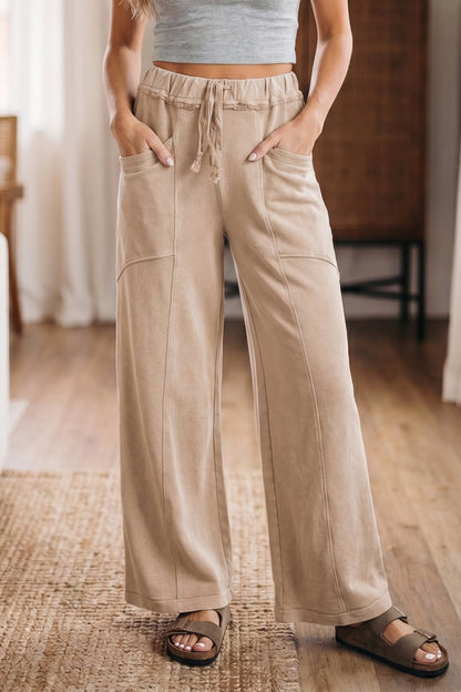 Threaded Pear Anastasia Wide Leg Western Pants