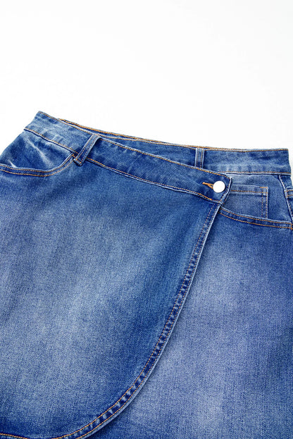 Threaded Pear Renamara Crossed Waist Mini Skirt