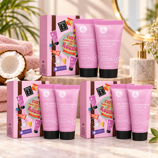 Luseta Beauty Curl Enhancing Coconut Oil Travel Set 2 X 1.01oz SET OF 3