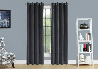 2 Pieces Set, Curtain Panel, Room Darkening, Grommet, Contemporary & Modern by Couch