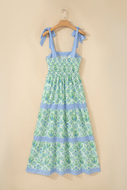 Threaded Pear Akira Patchwork Detail Sleeveless Dress