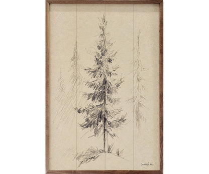Kendrick Home Elegant Pine I By Danhui Nai