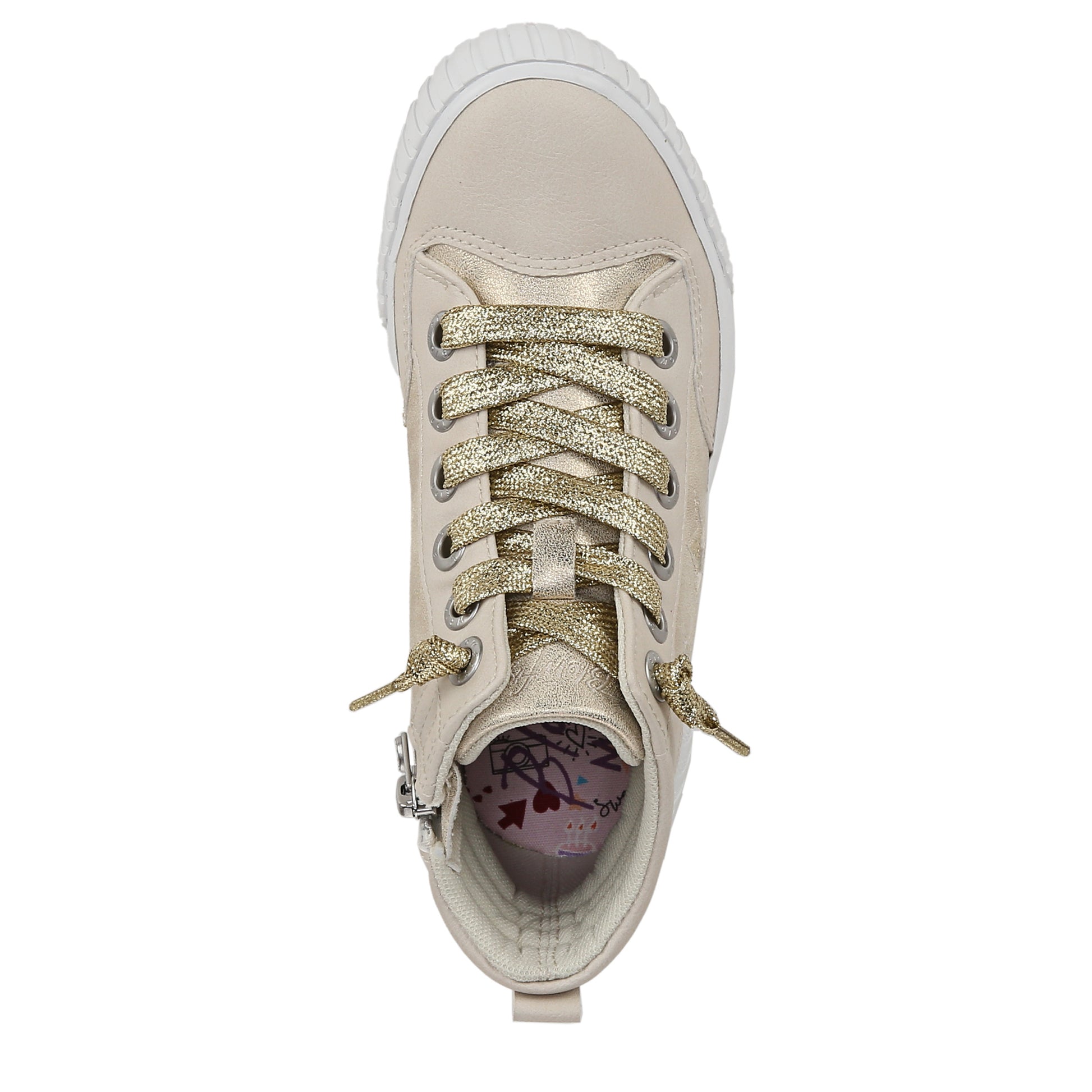 Cream Faux Leather