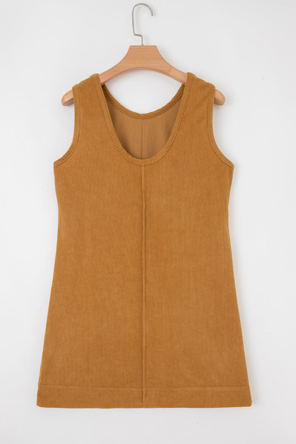 Threaded Pear Emapia Corduroy Sleeveless Mini Dress