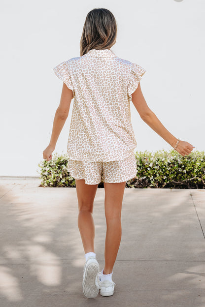 Threaded Pear Giana Zip Polo Top Set
