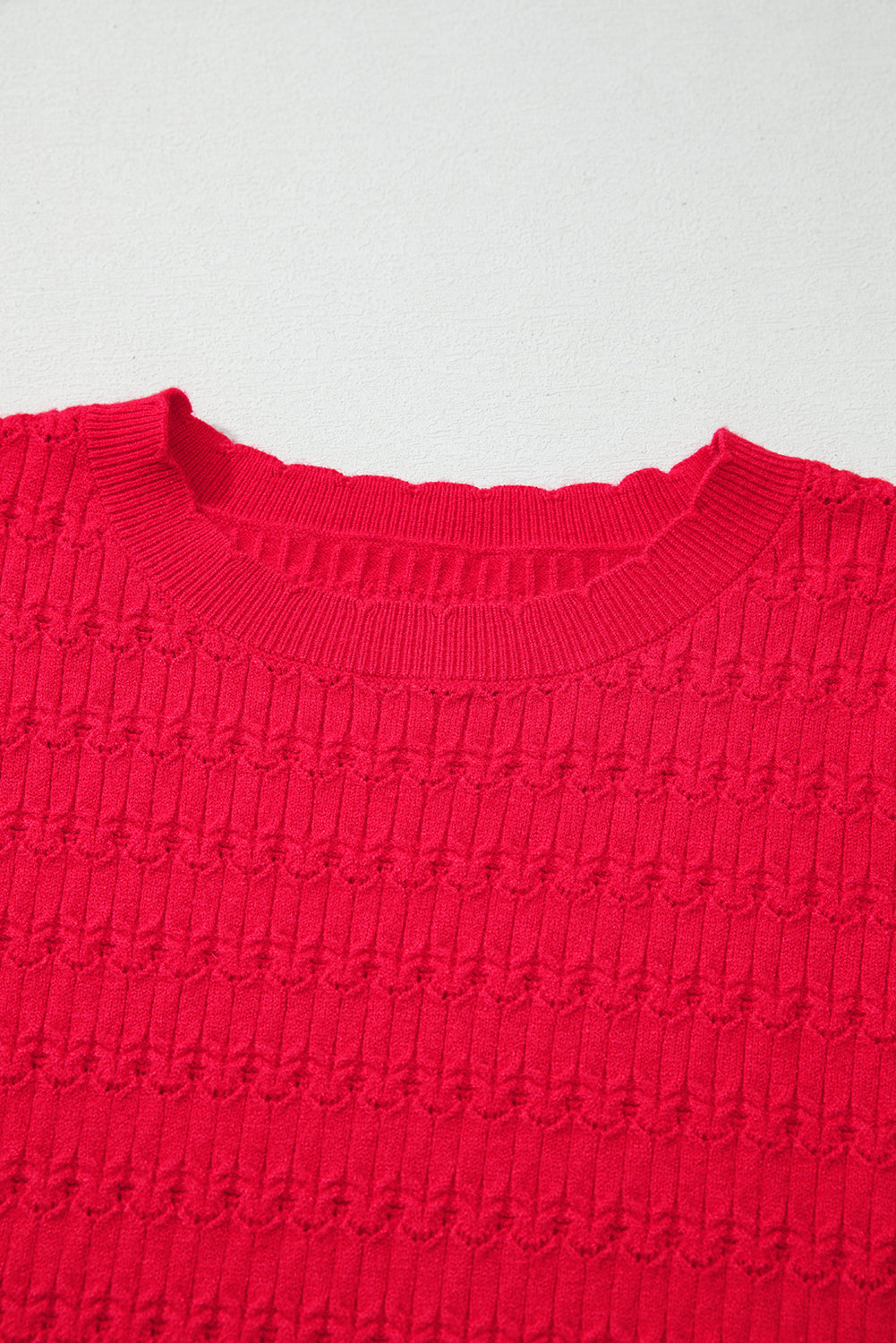 Threaded Pear Nellie Knit Ribbed Cuffs Sweater