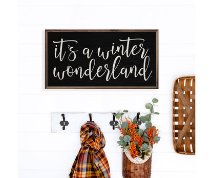 Kendrick Home It's A Winter Wonderland Black