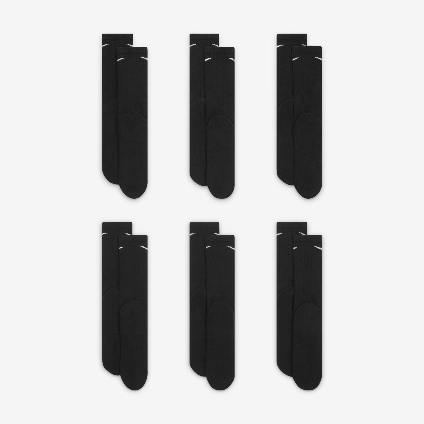 Nike Youth Dri-Fit Crew Socks 6-Pack (6-Pack)