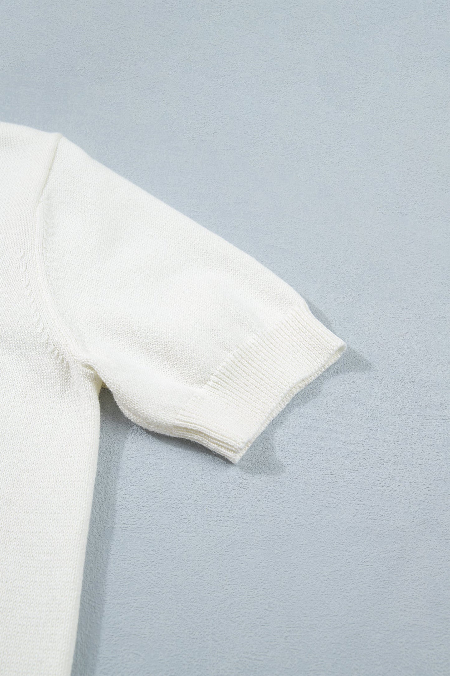 Threaded Pear Regina Printed Short Sleeve Sweater