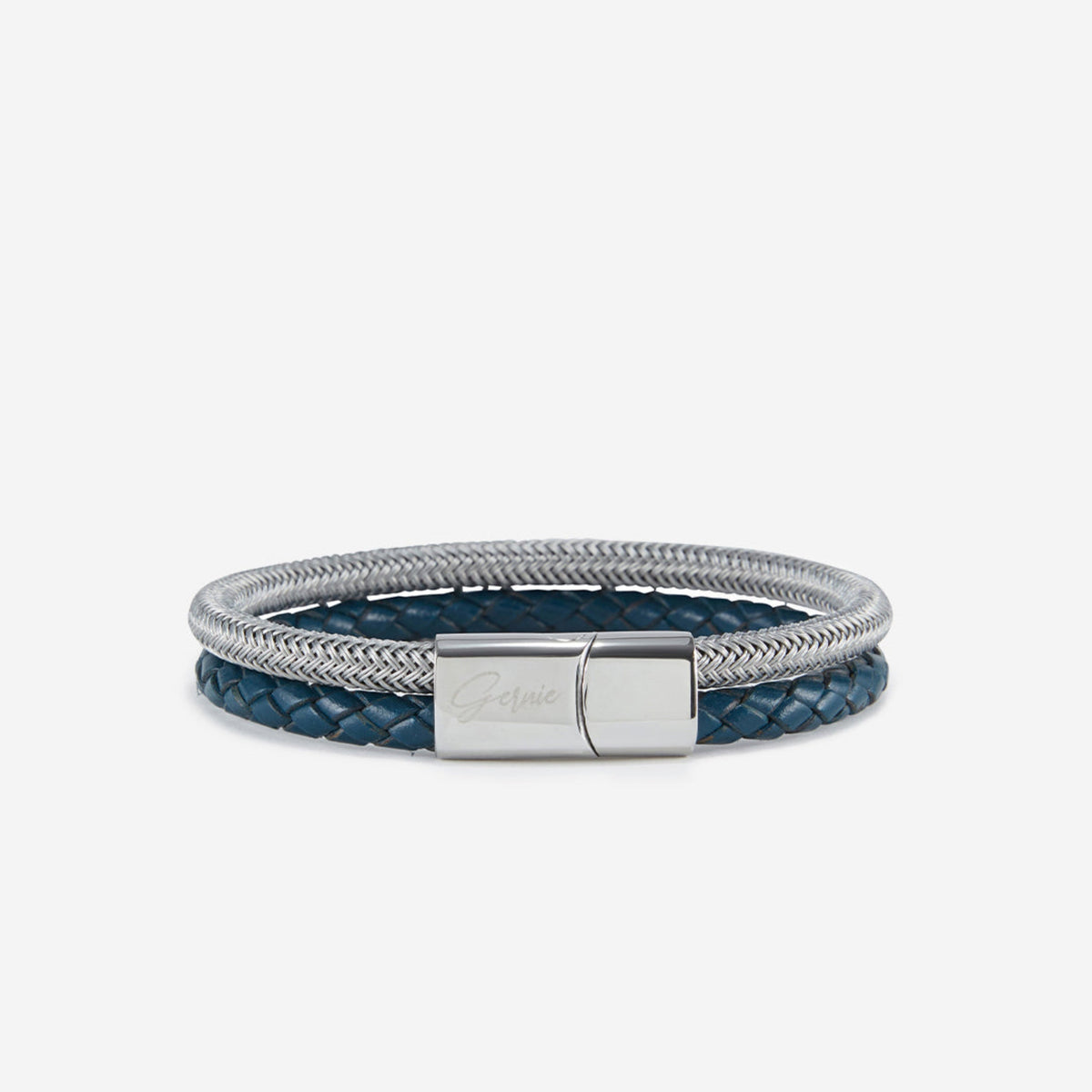Navy & Silver-
