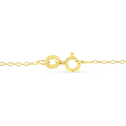 Sterling Silver Diamond Station Necklace (1/2 cttw, K-L Color, I2-I3 Clarity)