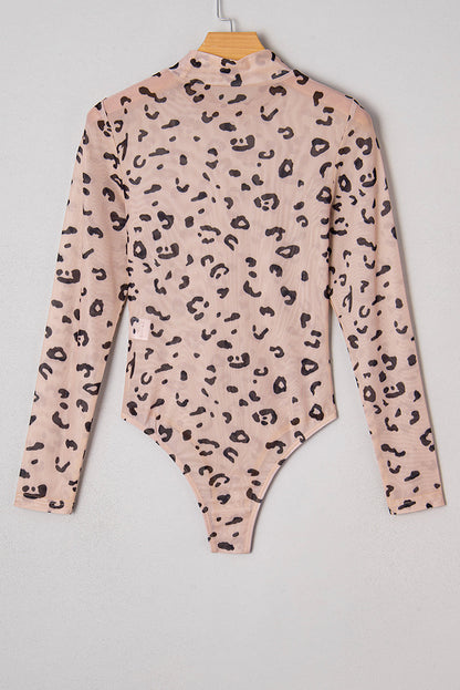 Threaded Pear Kenna Mesh Long Sleeve Bodysuit