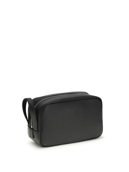 Leather Beauty Case Black