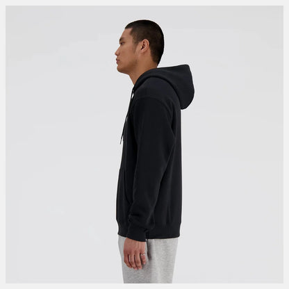New Balance Sport Essentials Men's Pullover Hoodie — Black