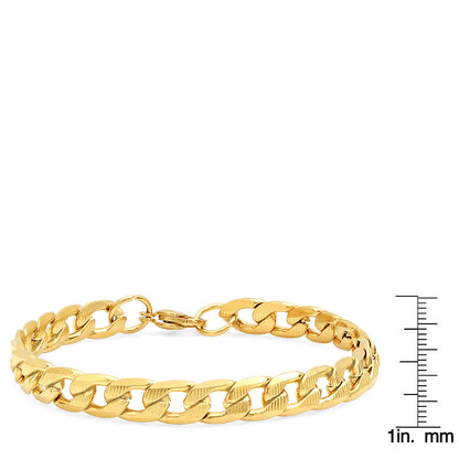 Classic Gold Cuban Link Bracelet