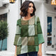 Green and Beige