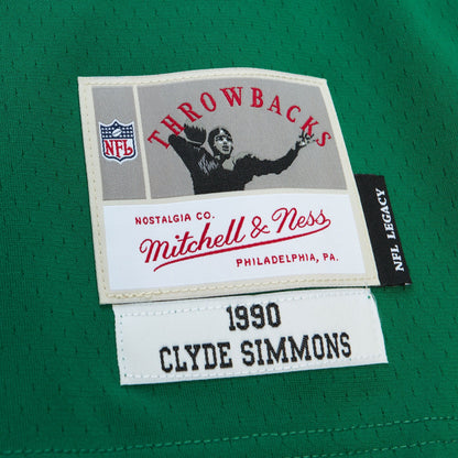 Mitchell & Ness Men's NFL Dark Jersey Eagles 1990 Clyde Simmons Jerseys