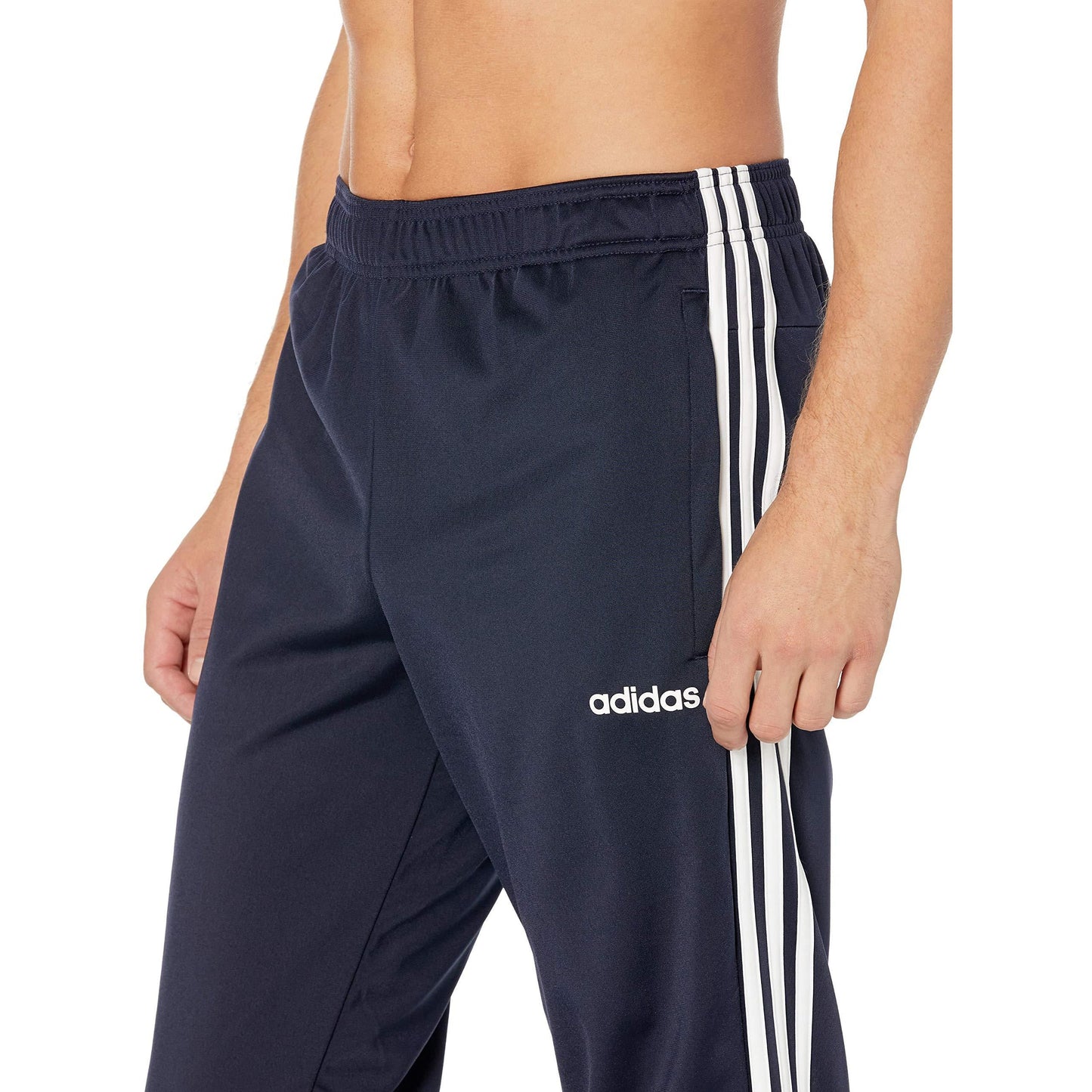 Men's adidas Essentials 3-Stripes Tapered Tricot Pants