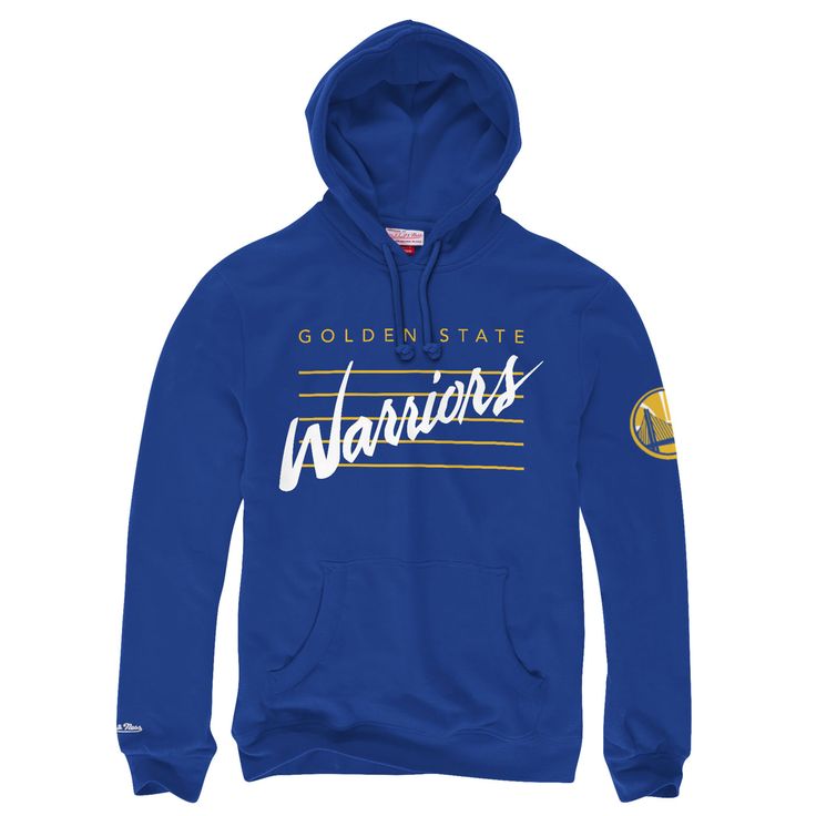 Men's Mitchell & Ness NBA Golden State Warriors Pullover Hoody