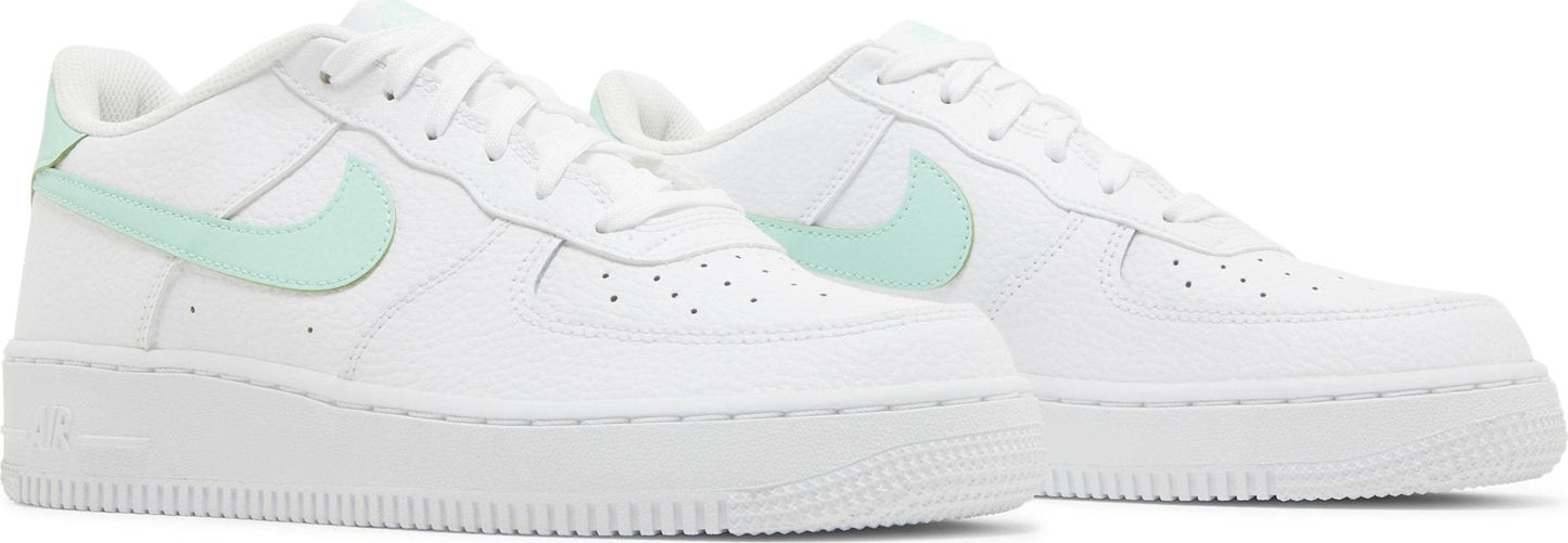 Nike Grade School Air Force 1 Low Gs 'Mint Swoosh' Sneakers