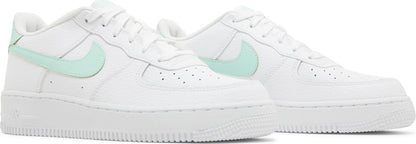 Nike Grade School Air Force 1 Low Gs 'Mint Swoosh' Sneakers