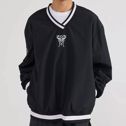 Mitchell & Ness Men's Mls Classic Nylon Pullover Current Logo Miami Cf Pullovers