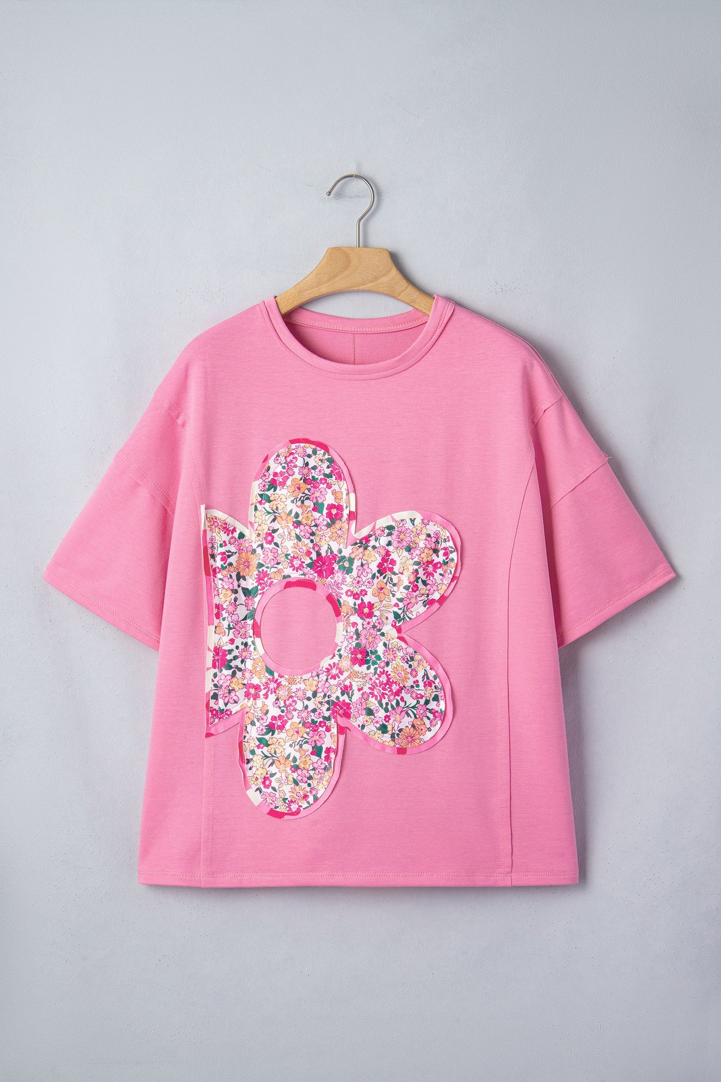 Threaded Pear Adriana Big Flower Oversize Tee