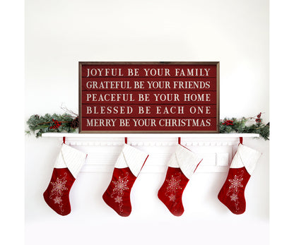 Kendrick Home Merry Be Your Christmas Red