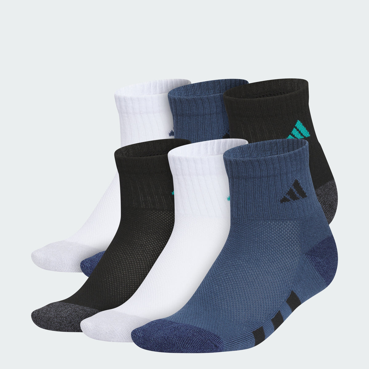 White / Powder Teal / Mineral Blue-