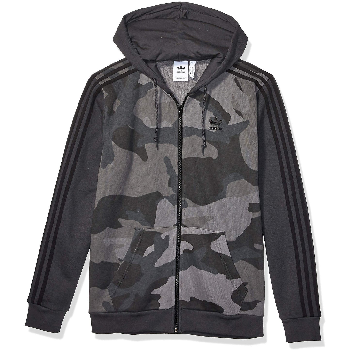 adidas Men's Camouflage Fullzip Hoodie Sweaters