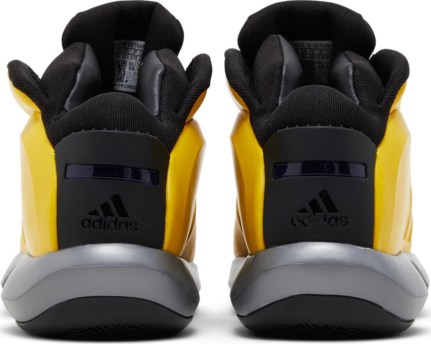 adidas Men's Crazy 1 - Team Yellow/Iron Metallic/Core Black