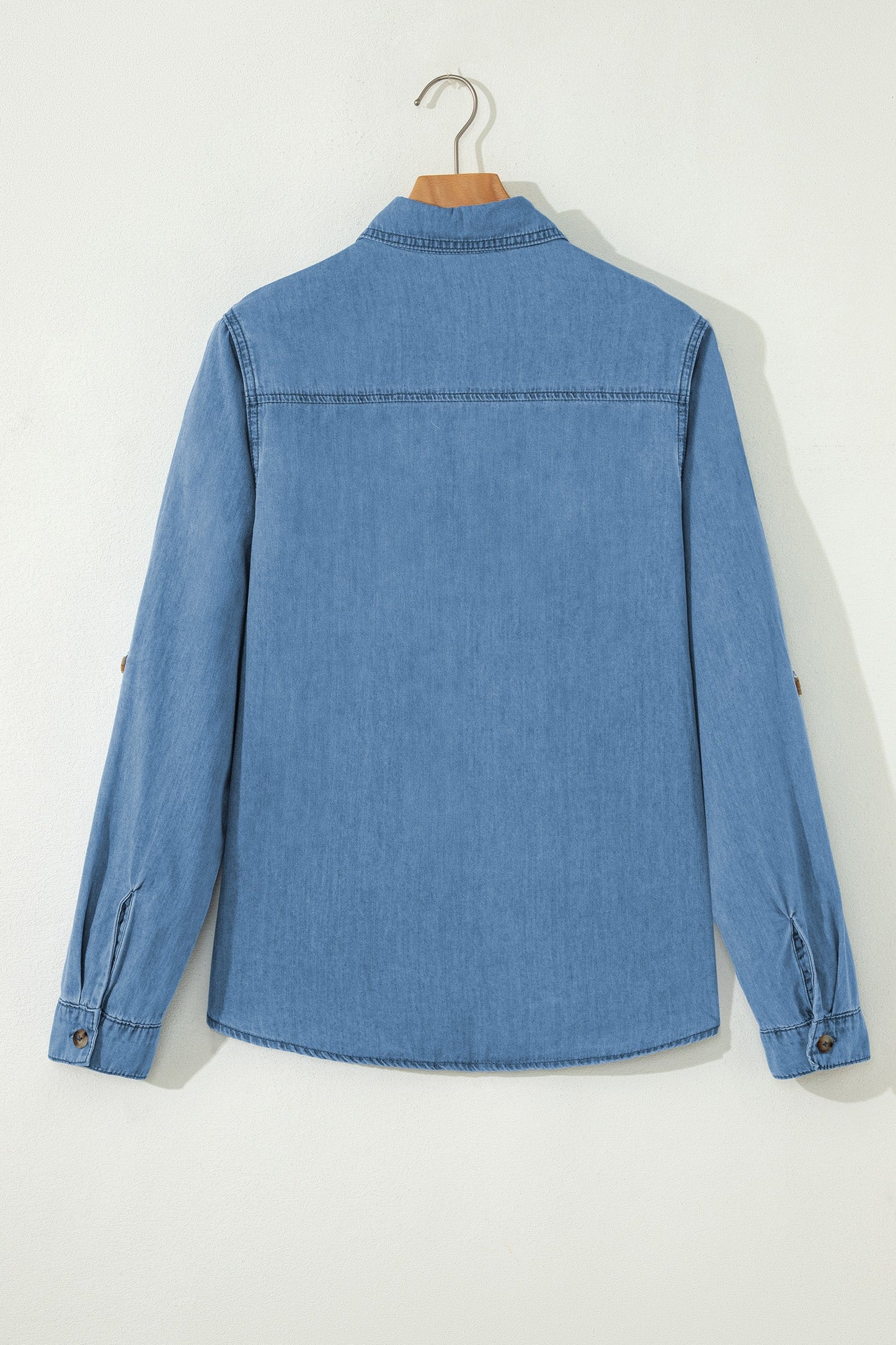 Threaded Pear Makenna Myosotis Down Slim Shirt