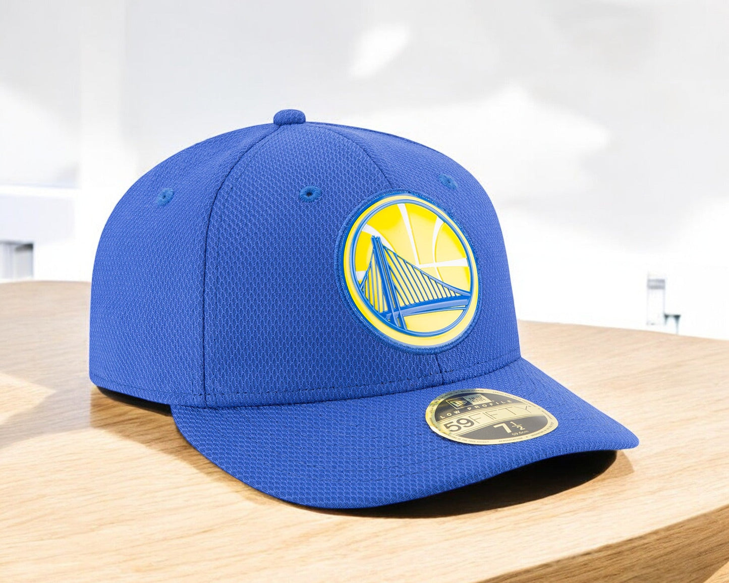 New Era Men's NBA Golden State Warriors Beveled Team 59Fifty Fitted