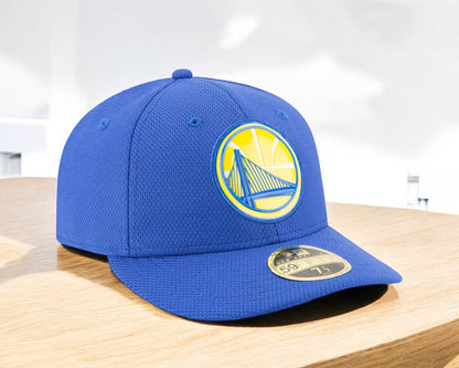 New Era Men's NBA Golden State Warriors Beveled Team 59Fifty Fitted