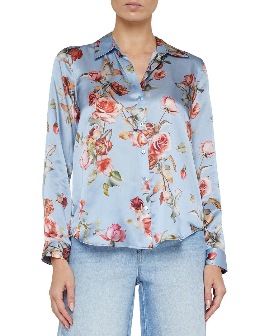 LBTF-LT BLUE TAPESTRY FLORAL-
