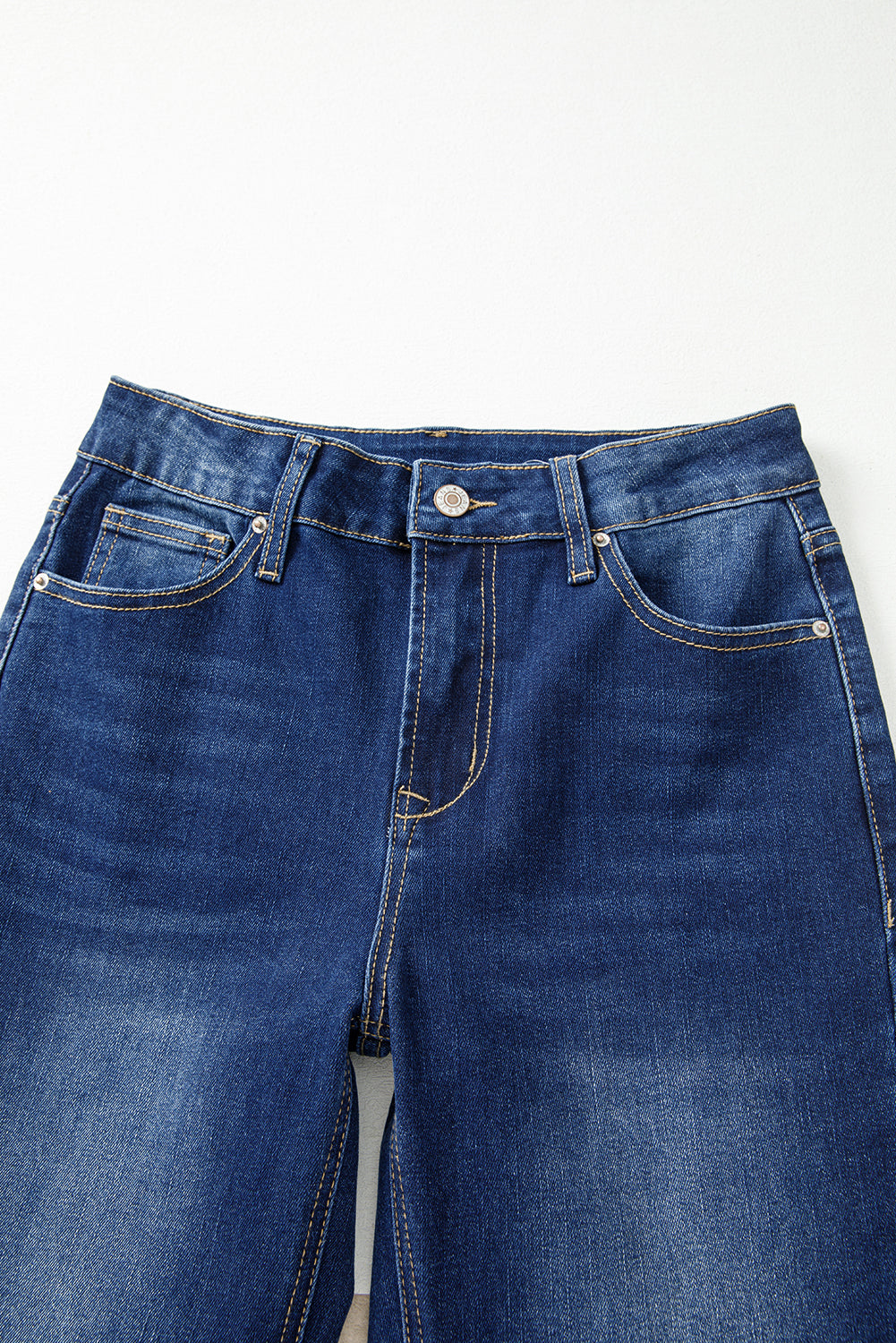Threaded Pear Samantha Western Stitch Patched Pocket Bootcut Jeans