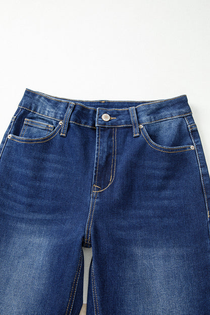 Threaded Pear Samantha Western Stitch Patched Pocket Bootcut Jeans