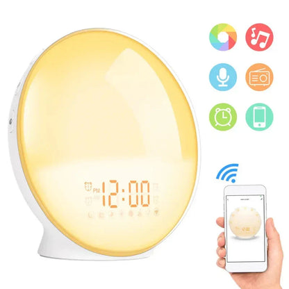 Sound machine sunrise alarm clock